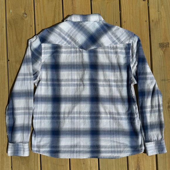 Lucky Brand Distinctive Western Sportswear Blue Women’s Large - Picture 2 of 5